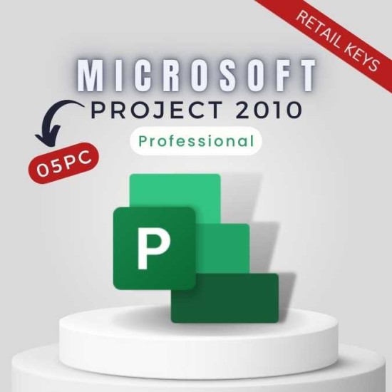 Project 2010 Professional 5PC [Retail Online]